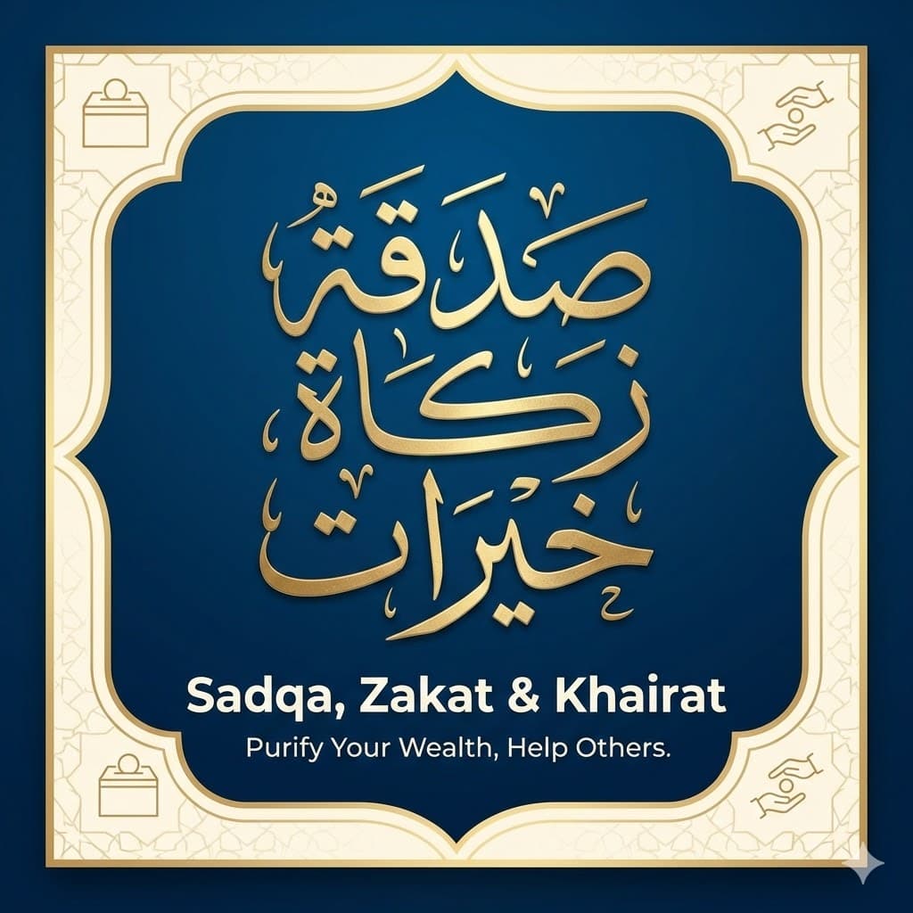 Sadqa zakat khairat