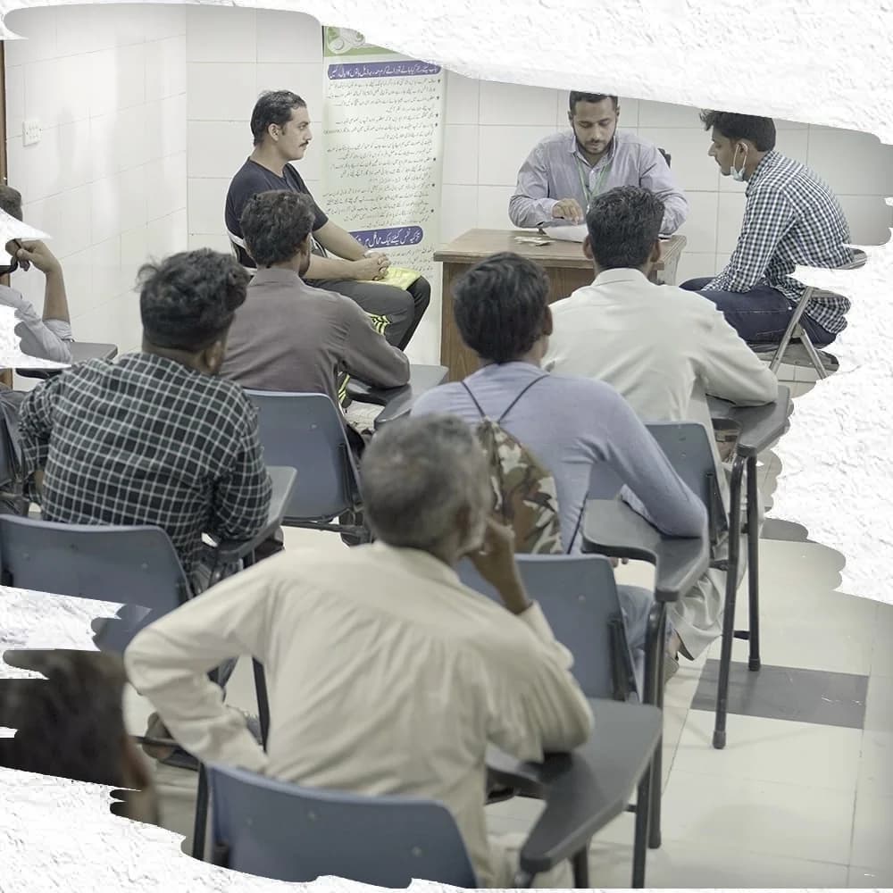 Job seekers at Saylani Job Bank